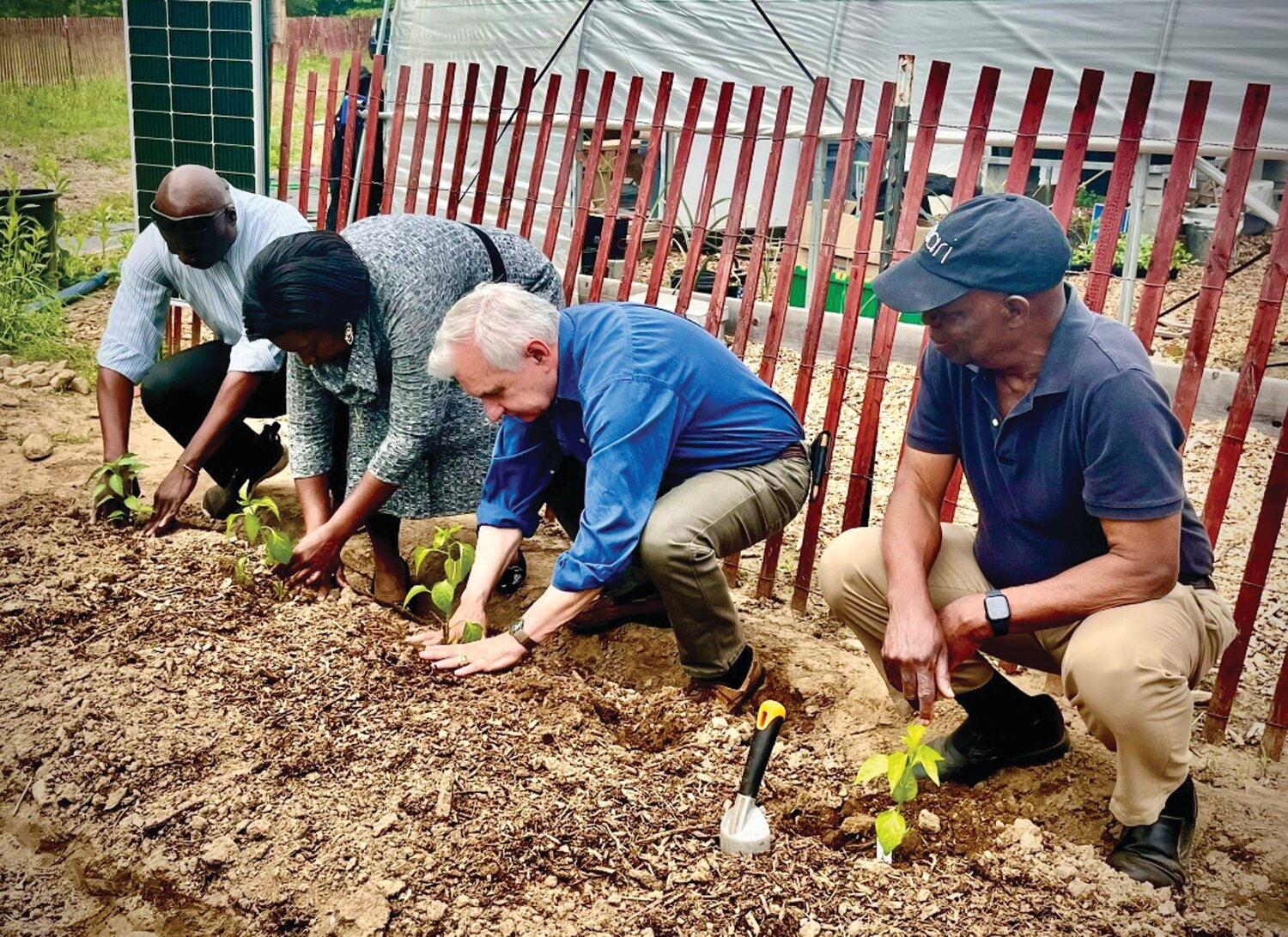 BAMI VISIT: On May 19, U.S. Sen. Jack Reed visited Johnston’s Bami Farm, where 15 farmers grow food to feed families and produce specialty crops to be sold at local farmers markets.